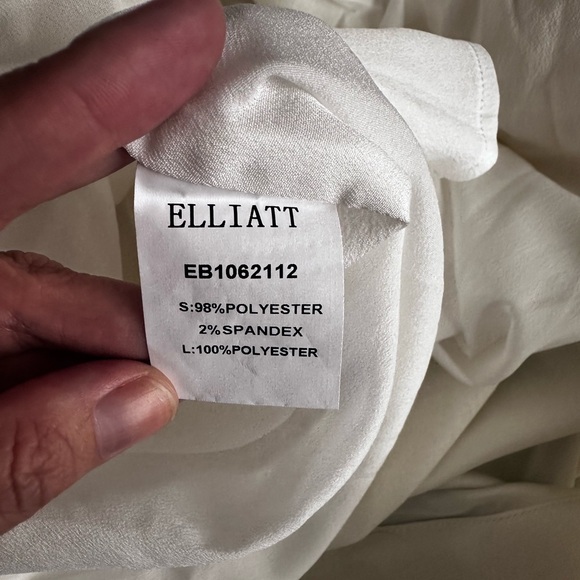 ELLIATT Strapless White High-Low Dress – Medium (NWT) - Picture 3 of 6